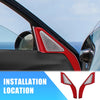 Honda Civic Red Front Door A Pillar Speaker Trim Cover (2022-2023)
