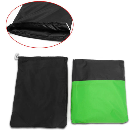 Harley Road Glide Ultra XXXL Black+Green Motorcycle Cover