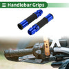 Universal 7/8" / 22mm / Motorcycle Hand Grips Aluminum Alloy Black Blue