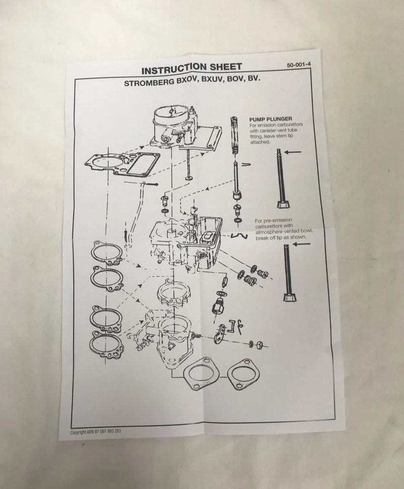 Holley 4165 4175 Carburetor 650 CFM Rebuild Kit (1965-1985)