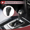Chevrolet Gear Shift Knob Cover Black Carbon Fiber Faux Leather