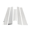 Mercedes S-Class 6 Pcs Chrome Silver Door Pillar Window Trim (2007-2013)