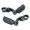 Harley Touring 1-1/4" Short Angled Highway Bar Footpeg Mount