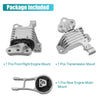 Jeep Cherokee & Chrysler 200 Engine Motor Transmission Mounts Set (2011-2017)