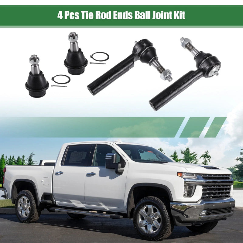 Chevrolet Tahoe 4pcs Front Suspension Kit Tie Rod End