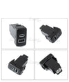Toyota Tundra 1x Switch Button USB-C PD/USB-A QC3.0 Socket (2005–2007)