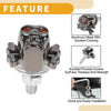 Universal Motorcycle M6 38mm 4x License Plate Screws Cover