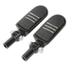 Harley Heritage Softail Fatboy Black Passenger Footpegs Mounts (2000-2006)