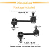 Ford Edge 4pcs Front Rear Sway Bar Links (2007-2014)