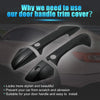 Honda Accord 4 Door Black Car Door Handle Trims Set