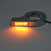 Harley Touring Motorcycles Chrome LED Fork Indicator Turn Signal Light
