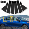 Kia Forte Sedan Gloss Black Door Window Pillar Post Cover Trim (2019-2023)