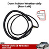 Door Rubber Seal Weatherstrip Rear Left Fits Honda Civic ES 4D Sedan 2001-05 D06