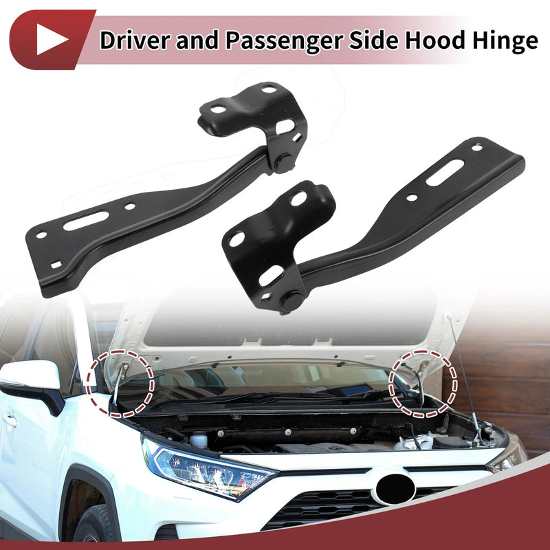 Honda Accord, Crosstour Hood Hinges 1 Pair (2008-2012)