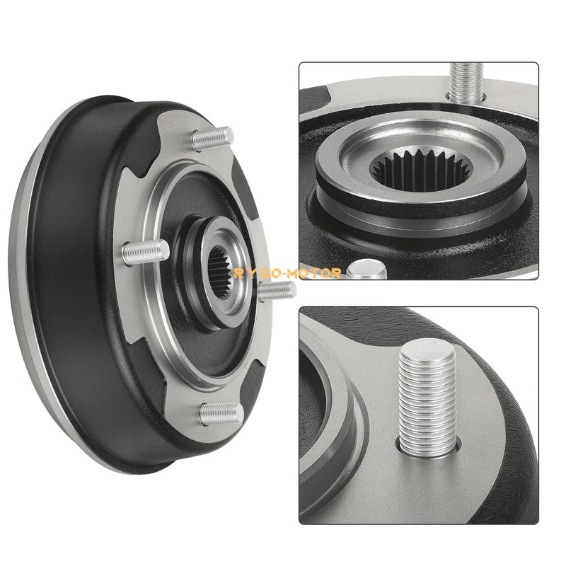 Kawasaki Mule 500 KAF300A / B Rear Wheel Brake Drum Hub (1991–1995)