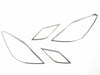 Mercedes Benz W207 Headlight Bezel Covers Chrome (2010-2013)