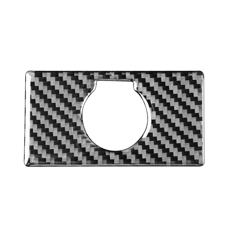 Toyota Tundra Black Carbon Rear Cigarette Lighter Switch Cover Trim (2014-2021)