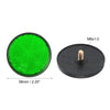 Motorcycle 4pcs M6x1.0 Green Universal Screw Mount Round Warning Reflector