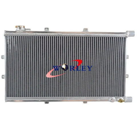 Aluminum Universal Radiator Heat Exchanger Water to Air Intercooler + Cap