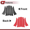 Honda Stream RN6-RN9 (2007-2014) Black Carbon Fiber 8 Pcs Door Pillar Window Trim