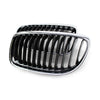 BMW E90 E91 LCI 328i 335i Chrome Black Front Kidney Grille (2009-2011)