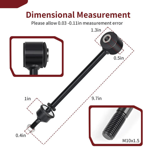 Polaris Ranger Crew XP 1000 Torsion Bar Linkage (2019–2025)