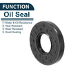 Oil Seal 32x70x10mm NBR Rubber Black 5Pcs