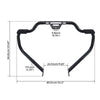 Harley Low Rider ST Mustache Engine Guard Support Bracket (2022-2025)