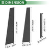 Honda Accord (2003-2007) Black Carbon Fiber 6 Pcs Door Pillar Window Trim