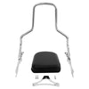 Harley Softail Fat Bob Chrome Sissy Bar Backrest Pad (2018-2025)
