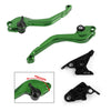 Kawasaki ZZR600 ZXR400 Z750S ZX9R ER-5 CNC Short Brake Clutch Lever (2000-2006)