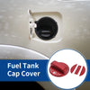 Toyota Hiace Metal Gas Fuel Tank Cap Cover Trim Sticker Red (200 Series)