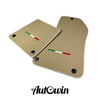Ferrari 612 Scaglietti Beige Floor Mats (2004-2011)