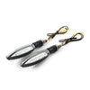 30 x LED 8MM Motorcycle Turn Signal Light Indicators Blinkers Amber Universal