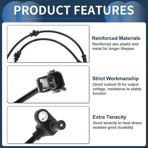 Dodge Ram 2500 Front ABS Wheel Speed Sensor