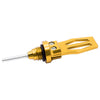 Crankcase Level Gauge CNC Gold Motorcycle Engine Oil Dipstick Cap Plug