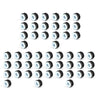 Motorcycle Scooter 50pcs M6 Eyelets Cushion Side Cover Fairing (F2)