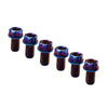 Bike Bicycle Motorcycle 6pcs M6x30mm Titanium Torx Head Flange Screws