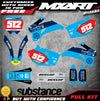 Yamaha YZF 250 BOOST STYLE Graphics Kit 2006-2009