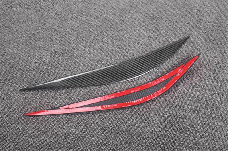BMW F80 M3 F82 F83 M4 2 x Carbon Fiber Headlight Eyelid Covers (2012-2019)