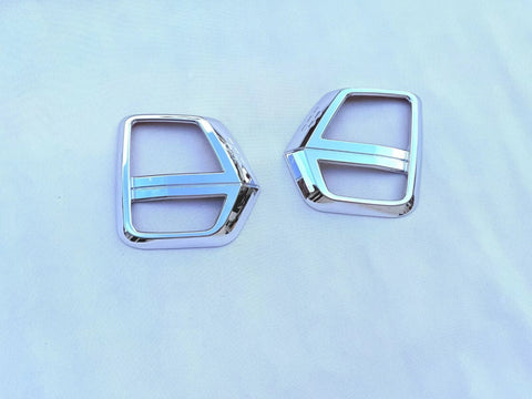 Chevrolet Colorado 2 x Chrome ABS Front Fog Light Lamp Cover Trim (2023-2025)
