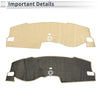 Honda Civic FL5 2022-2024 Sun Protector Pad Beige Dashboard Cover Mat