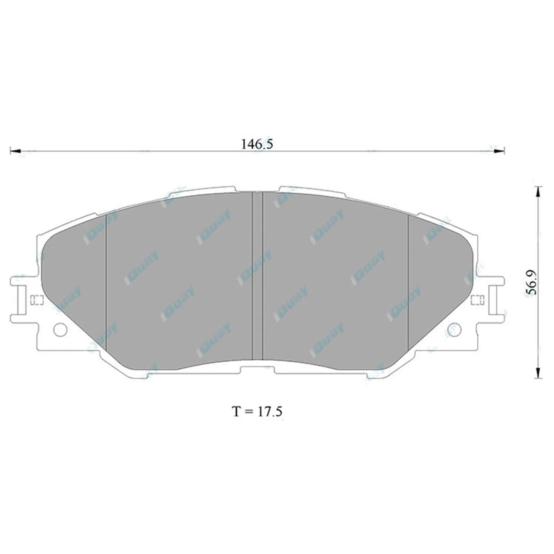 Toyota RAV4 ALA49R ASA44R ZSA42R Front Disc Brake Pad Set (2013-2019)