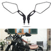 ATV Quad Motorcycle 10mm Black Arrow Rear View Mirrors