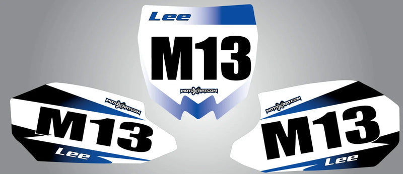 Yamaha YZF 450 Stickers / Decals Custom Number Plates (2010-2013)
