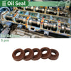 Oil Seal / 6x10x3mm / Seal Ring Rotary Shaft FKM Rubber 5 Pcs