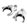Harley Street Bob, Low Rider 49mm Windshield Bracket Clamps (2014-2025)