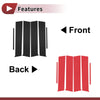 Toyota Aqua 6 x Black Car Door Pillar Window Trim (2011–2019)
