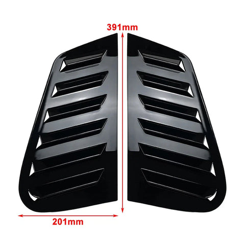 VW Polo 9N Rear Side Window Louver Vent Cover Trim (2001-2009)