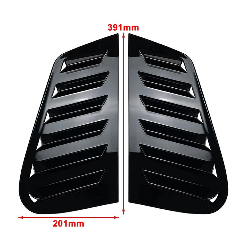 VW Polo 9N Rear Side Window Louver Vent Cover Trim (2001-2009)
